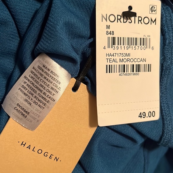New with tags Teal Halogen (Nordstrom) sleeveless blouse - Picture 4 of 4